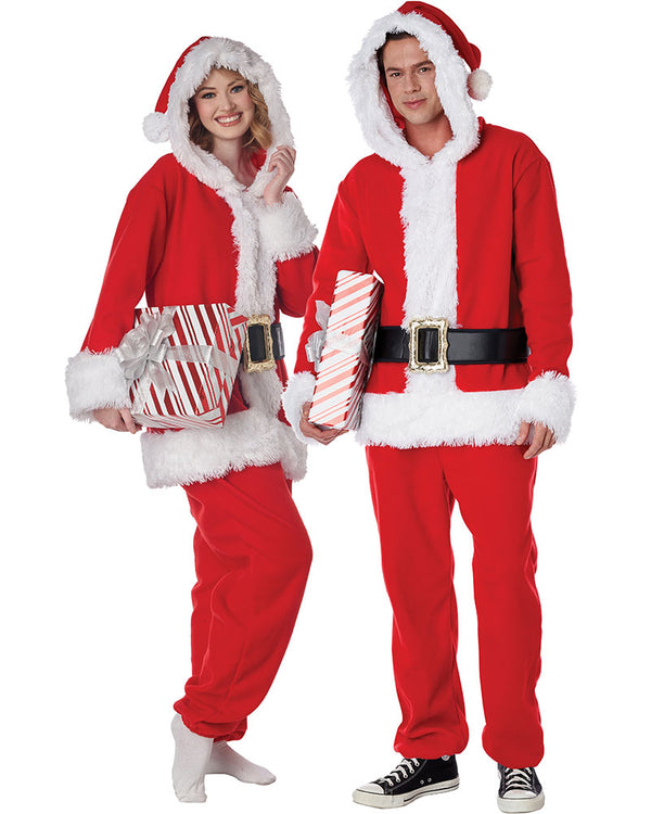 Santa Jumpsuit Adult Christmas Costume