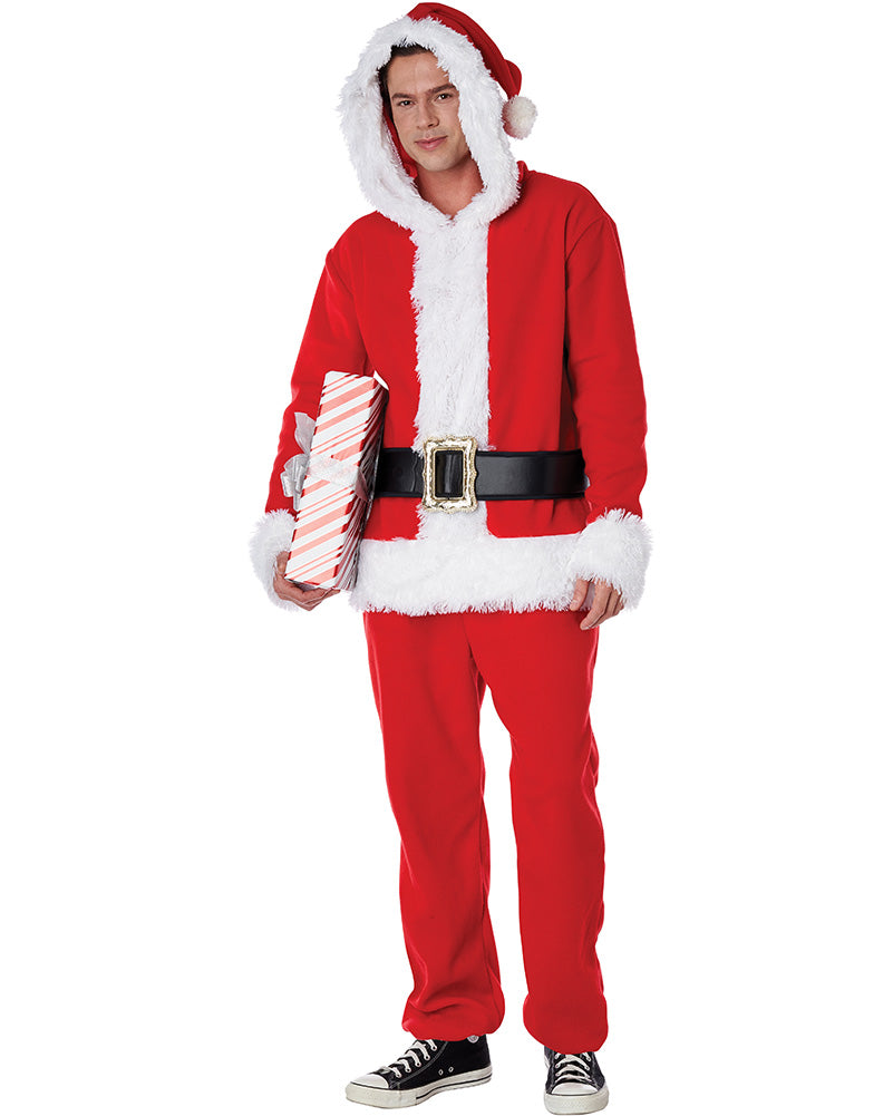Santa Jumpsuit Adult Costume