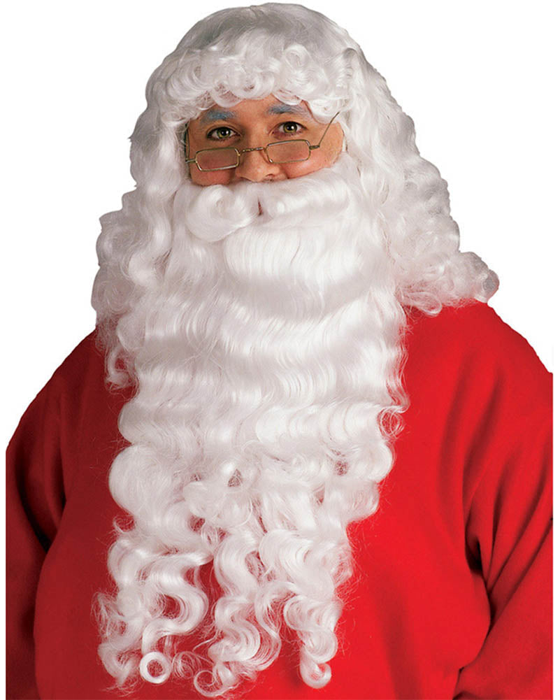 Santa Plush Beard and Wig Set