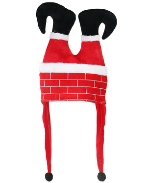 Christmas Santa Upside Down Chimney Hat