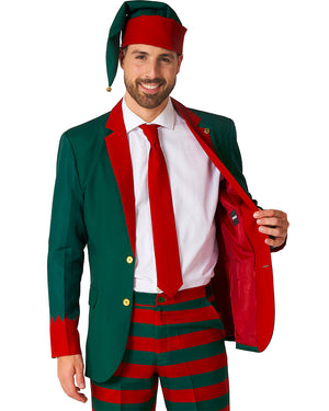 Santas Elf Green Mens Christmas Suitmeister