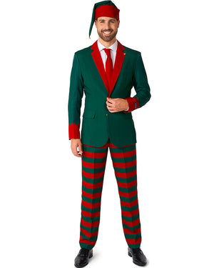 Santas Elf Green Mens Christmas Suitmeister