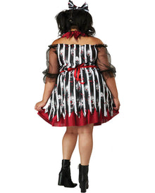 Savage Clown Plus Size Womens Halloween Costume