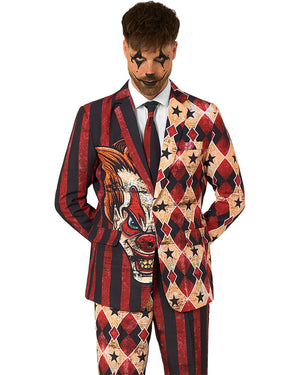 Scary Clown Red Mens Suitmeister