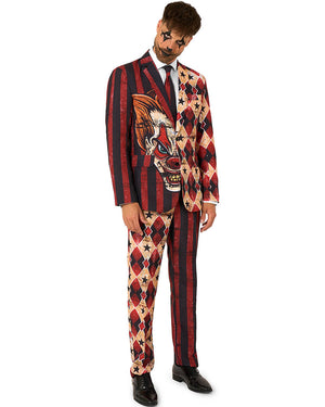 Scary Clown Red Mens Suitmeister