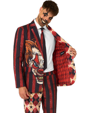 Scary Clown Red Mens Suitmeister