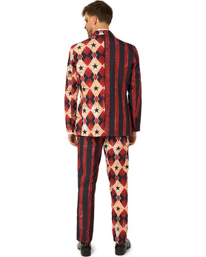 Scary Clown Red Mens Suitmeister