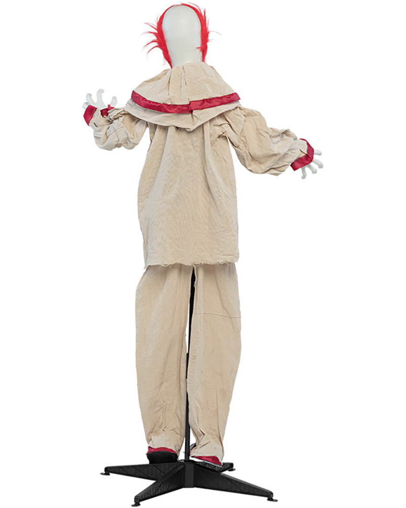 Scary Clown Standing Animated Decoration 1.53m