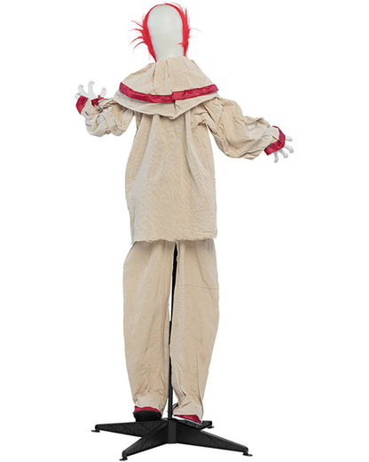 Scary Clown Standing Animated Decoration 1.53m