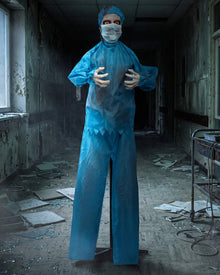 Scary Doctor Standing Animated Halloween Decoration 1.7m