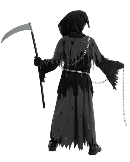 Scary Reaper Ghost Kids Costume