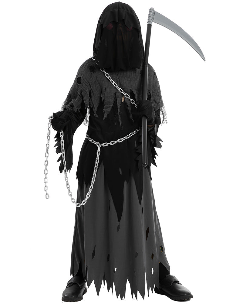 Scary Reaper Ghost Kids Costume