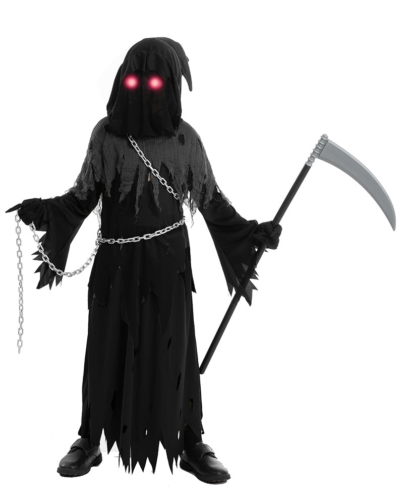 Scary Reaper Ghost Kids Costume