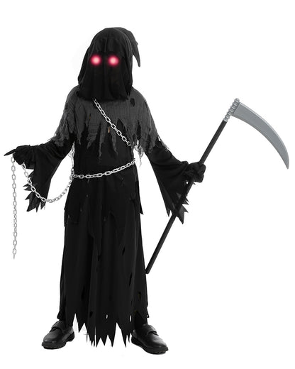 Scary Reaper Ghost Kids Costume