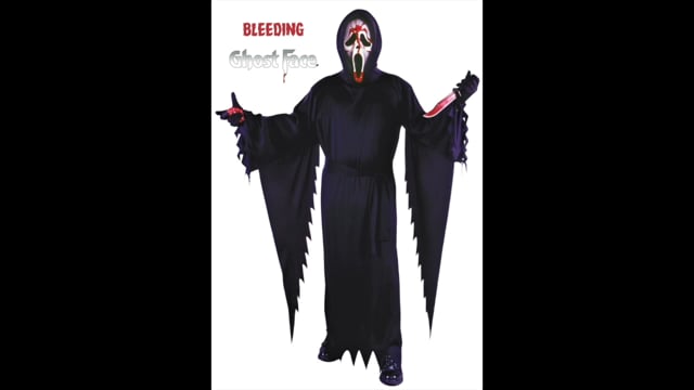 Scream Bleeding Ghost Face Kids Costume