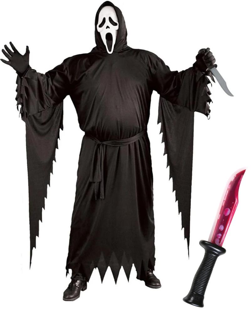 Scream Ghost Face Adult Plus Size Costume Bundle