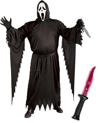 Scream Ghost Face Adult Plus Size Costume Bundle