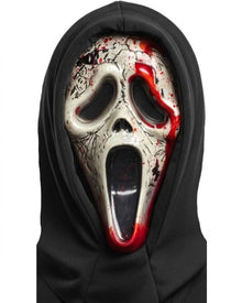 Scream Ghost Face Aged Bleeding Halloween Mask