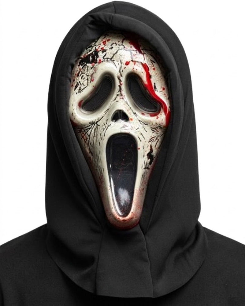 Scream Ghost Face Aged Bleeding Mask