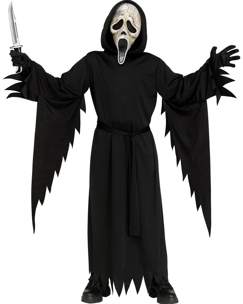 Scream Ghost Face Aged Boys Costume