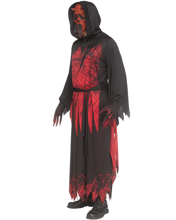Scream Ghost Face Aged Devil Mens Costume