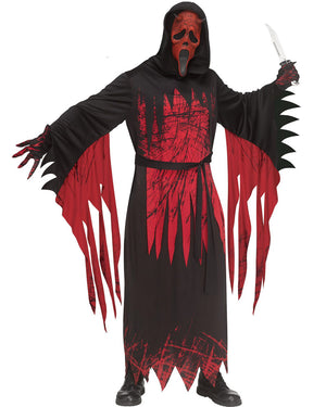 Scream Ghost Face Aged Devil Mens Costume