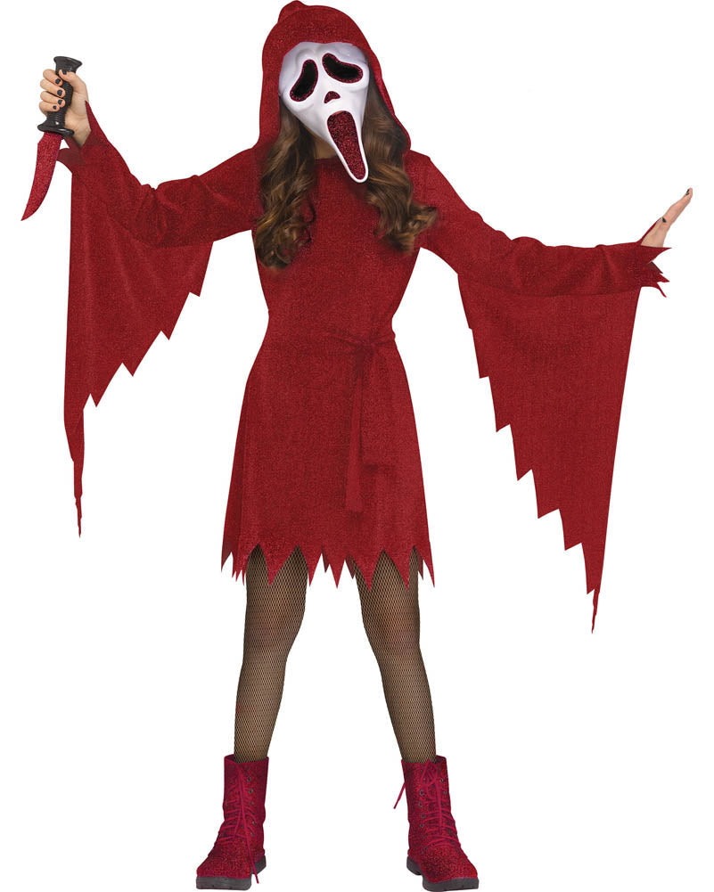 Scream Ghost Face Crimson Girls Costume