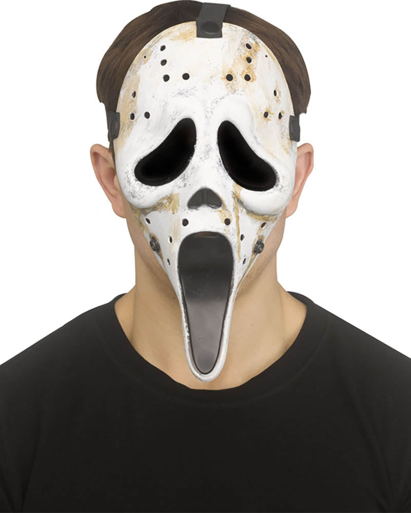 Scream Ghost Face Distressed Hockey Mask