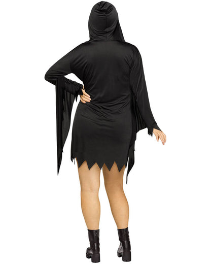 Scream Ghost Face Glam Womens Plus Size Costume