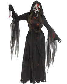 Scream Ghost Face Lives Bloody Bling Womens Halloween Costume