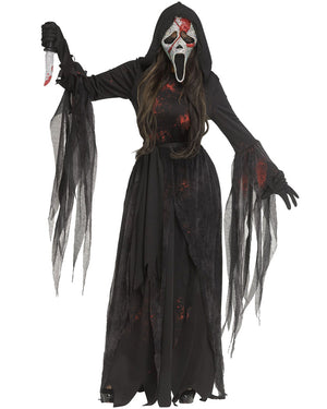 Scream Ghost Face Lives Bloody Bling Womens Costume