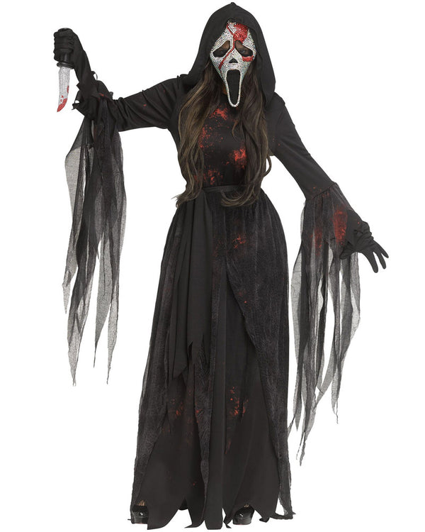 Scream Ghost Face Lives Bloody Bling Womens Costume