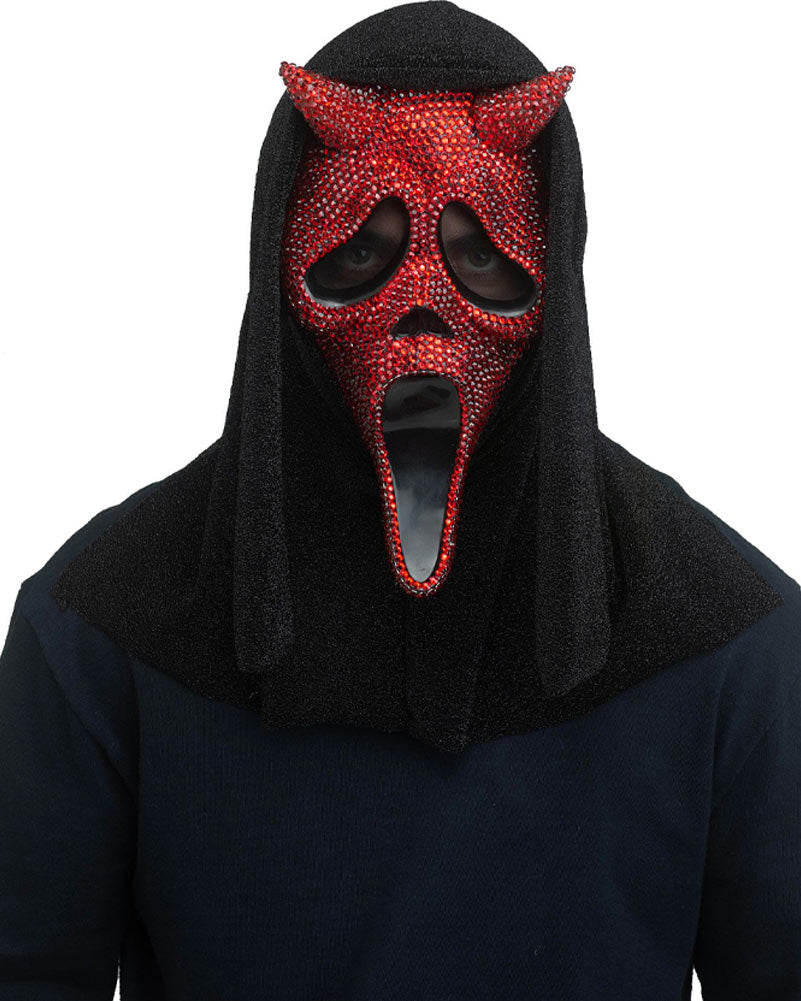 Scream Ghost Face Lives Deluxe Devil Bling Mask