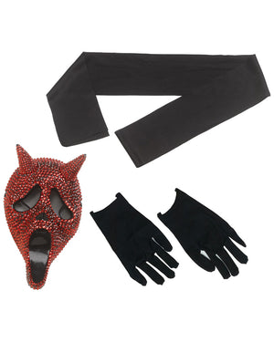 Scream Ghost Face Lives Devil Bling Mens Costume