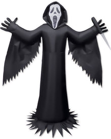 Scream Ghost Face Lives Light Up Lawn Halloween Inflatable 3.7m