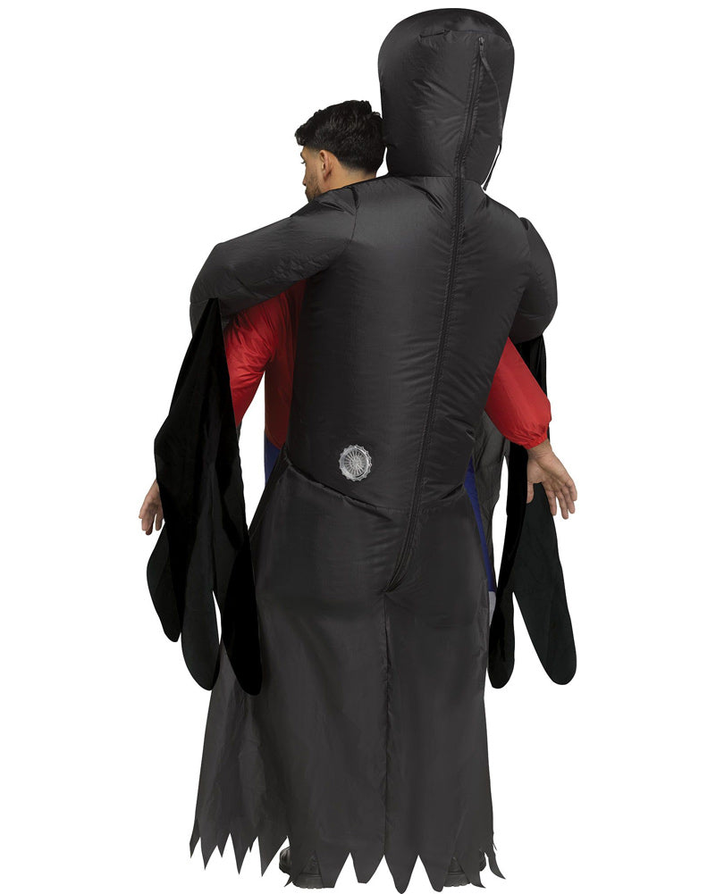 Scream Ghost Face Lives Piggyback Inflatable Mens Costume