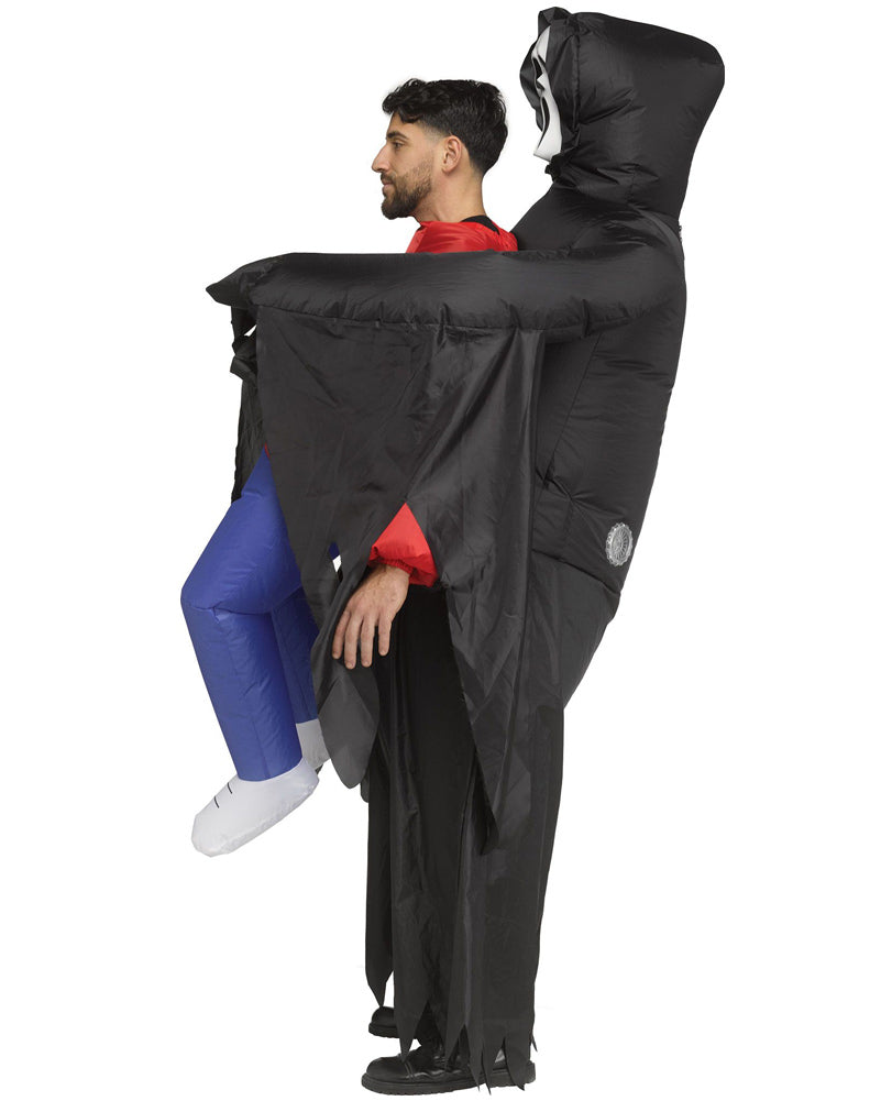 Scream Ghost Face Lives Piggyback Inflatable Mens Costume
