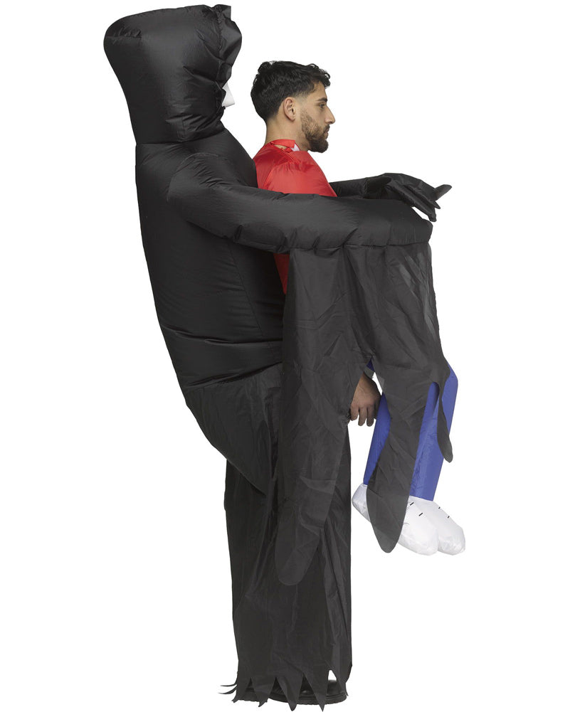 Scream Ghost Face Lives Piggyback Inflatable Mens Costume