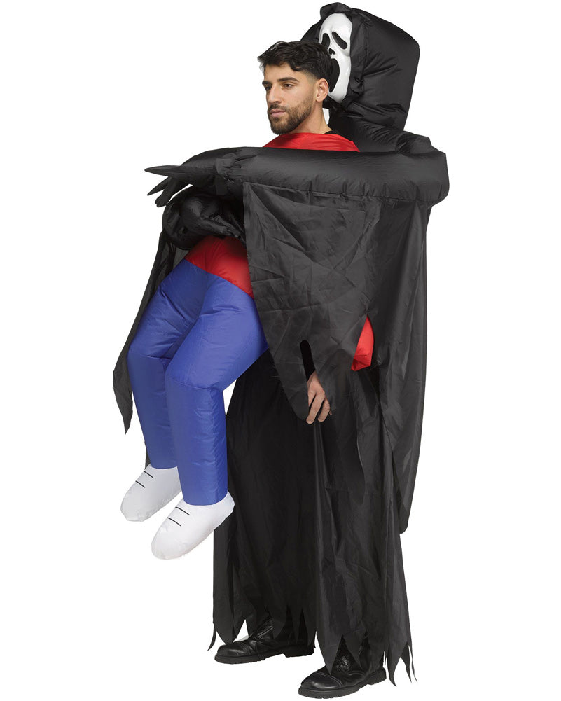 Scream Ghost Face Lives Piggyback Inflatable Mens Costume