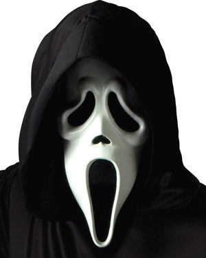 Scream Ghost Face Mask with Shroud