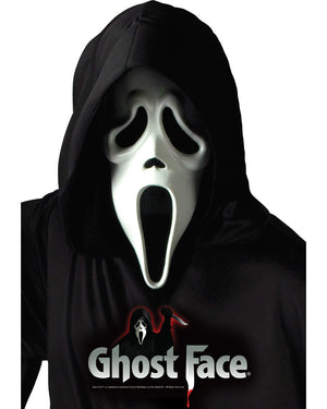 Scream Ghost Face Mask with Shroud