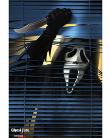 Scream Ghost Face Window Creeper For Halloween