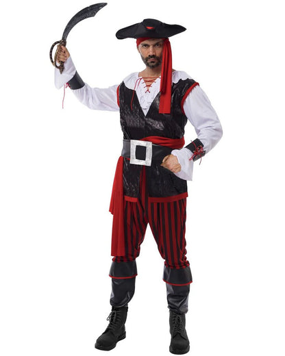 Sea Captain Pirate Mens Costume