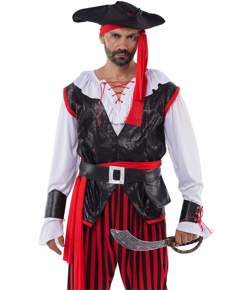 Sea Captain Pirate Mens Costume