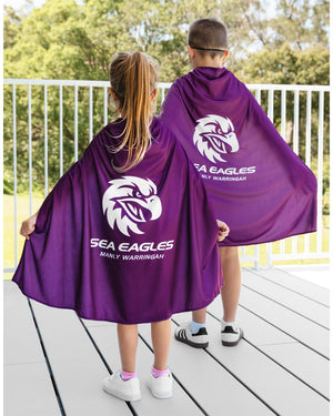 NRL Sea Eagles Supporter Kids Cape