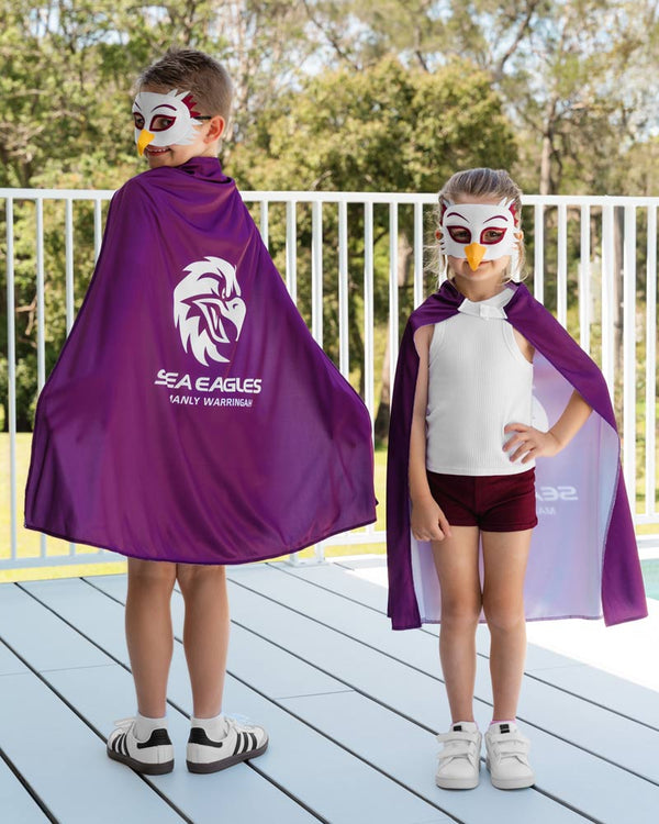 NRL Sea Eagles Supporter Kids Cape