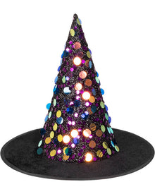 Sequina Witch Hat For Halloween
