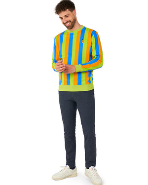 Sesame Street Bert Mens Opposuit Sweater