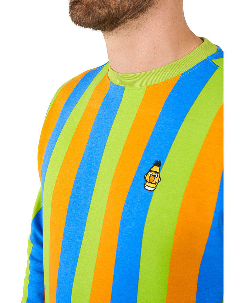 Sesame Street Bert Mens Opposuit Sweater
