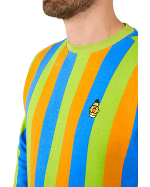 Sesame Street Bert Mens Opposuit Sweater
